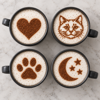 BrewPrint Coffee Photo Printer + 12 Stencil Set PRE-ORDER